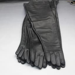 Customize Men's Gloves Real Leather Extra Long Straight Style Sheepskin Winter Warm Cuff New Women's Long Glove Opera