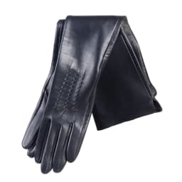30cm-80cm Women's Ladies Real leather Double sides Leather Unlined Overlength Party Evening gloves long gloves Customizable