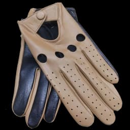 luxury Genuine Driving Gloves For Men Unlined Touch Screen Soft Thin Fit Hand Short motorcycle Leather Gloves