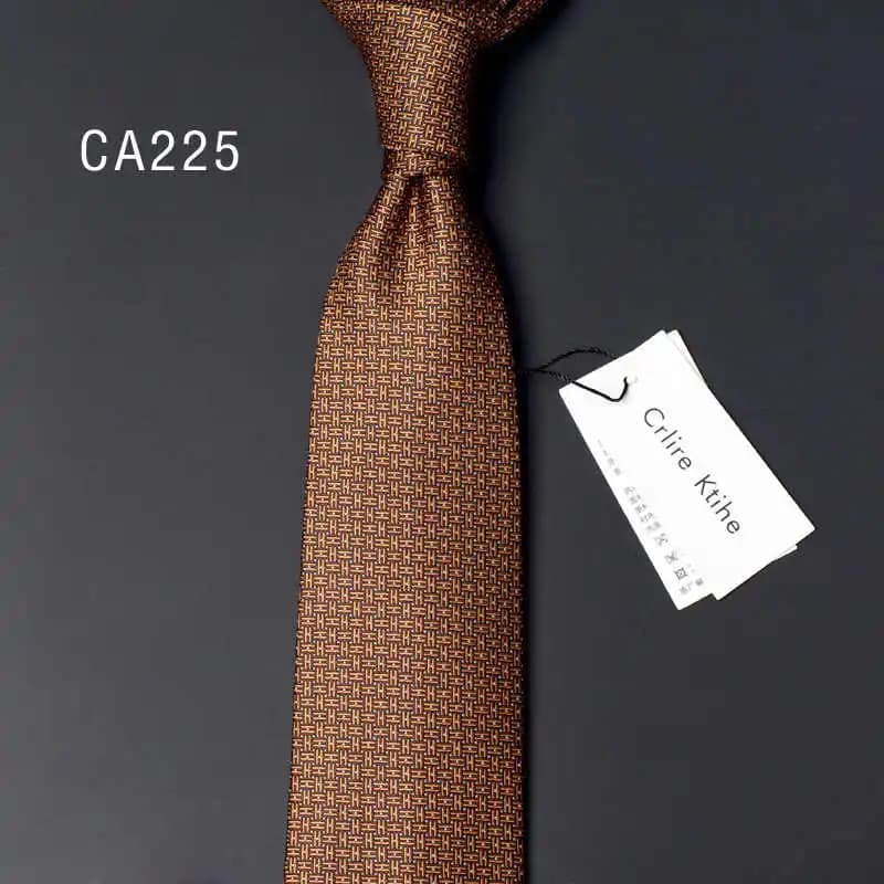 High Quality 100% Silk Men's Tie Red Blue Gray Letter H 8cm Narrow Version Business Banquet Shirt Accessories Silk Necktie