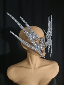 Rhinestone Eye Mask Women Unisex Club Party Prom Crystal Glasses Halloween Masquerade Fancy Ball Stage Show Performance Mask