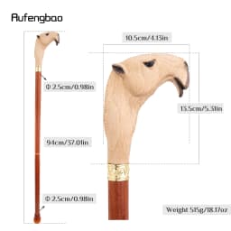 Yellow Red Camel Wooden Fashion Stick Decorative Vampire Cospaly Party Wood Cane Mace Wand Crosier 94cm Performance Stage Cane