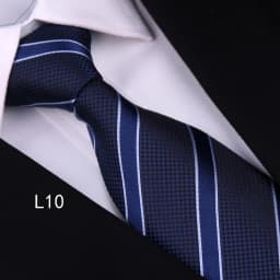 High Quality 100% Real Silk Tie For Men's Business Banquet Formal Shirt Accessories With Fashionable Striped Pattern 8CM Necktie