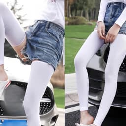 Male and female sunshade leg covers, suitable for cycling and driving, used for outdoor activities