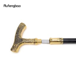 Russia Double Headed Walking Stick with 26cm Hidden Sword Self Defense Fashion Cane Sword Cosplay Crosier Stick 93cm