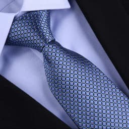 Top Quality 100% Real Silk Tie Men's Formal Shirt Accessories For Business Banquets Professional Black Blue Stripes 8CM Necktie