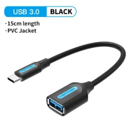 Vention OTG C Type Adapter OTG Cable Type C to USB A 3.0 2.0 Female Cable Adapter for MacBook Pro Xiaomi Mi 9 Type-C Converter