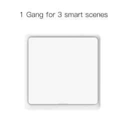 MOES 4 Gang Tuya ZigBee Wireless 12 Scene Switch Push Button Controller Battery Powered Automation Scenario for Tuya Devices