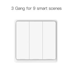 MOES 4 Gang Tuya ZigBee Wireless 12 Scene Switch Push Button Controller Battery Powered Automation Scenario for Tuya Devices
