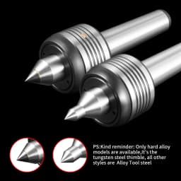 MT3 MT4 Morse Taper Live Center High Precision Rotating Center for Lathe Machine Standard Alloy Revolving Centre CNC