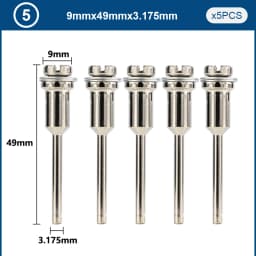 XCAN Rotary Tool Accessories Kit Saw Blade Mandrel Mini Drill Chuck Rotary Dedicated Locator for Dremel Rotary Tools
