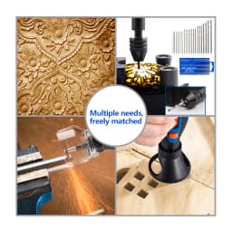 XCAN Rotary Tool Accessories Kit Saw Blade Mandrel Mini Drill Chuck Rotary Dedicated Locator for Dremel Rotary Tools