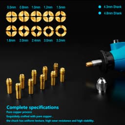 XCAN Rotary Tool Accessories Kit Saw Blade Mandrel Mini Drill Chuck Rotary Dedicated Locator for Dremel Rotary Tools