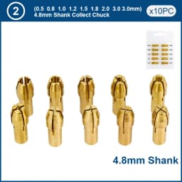 XCAN Rotary Tool Accessories Kit Saw Blade Mandrel Mini Drill Chuck Rotary Dedicated Locator for Dremel Rotary Tools