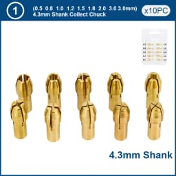 XCAN Rotary Tool Accessories Kit Saw Blade Mandrel Mini Drill Chuck Rotary Dedicated Locator for Dremel Rotary Tools