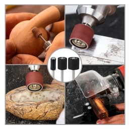 XCAN Rotary Tool Accessories Kit Saw Blade Mandrel Mini Drill Chuck Rotary Dedicated Locator for Dremel Rotary Tools