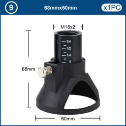 XCAN Rotary Tool Accessories Kit Saw Blade Mandrel Mini Drill Chuck Rotary Dedicated Locator for Dremel Rotary Tools