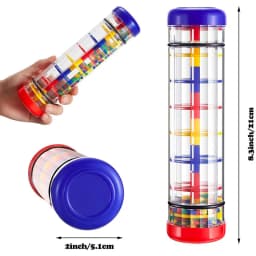 Baby Toys 1 to 2 Years Musical Rainstick Baby Teether Newborn Toys Accessories Soft Sensory Hammer Game For Baby 6 12 Months