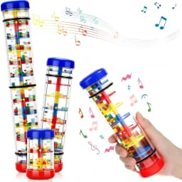 Baby Toys 1 to 2 Years Musical Rainstick Baby Teether Newborn Toys Accessories Soft Sensory Hammer Game For Baby 6 12 Months