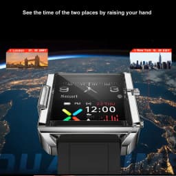 T9 Hybrid Smart Watch Japanese Movement Heart Rate Bluetooth Activity Tracker Smartwatch Dualtime For IOS Android PK WITHING