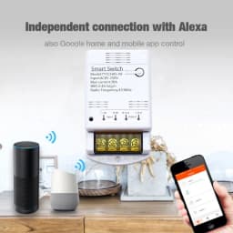 Wifi 30A Switch Module Wireless Relay Controller AC 220V 110V DC 12V 24V Works with Tuya Smart Life APP Voice Remote Control