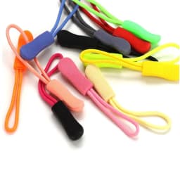 10pcs Replacement Clip Broken Buckle Zipper Pull Puller End Fit Rope Tag Fixer Zip Cord Tab Travel Bag Suitcase Tent Backpack