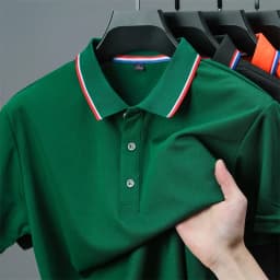 2026 New Men's Casual Solid Color Short Sleeved Polo Shirt Summer Fashionable and Comfortable Versatile Top