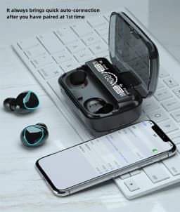 New Arrival M10 Earphone Wireless Headset High Quality Perfect Sound Earbuds Sports Game Music BT Headphone with Power Bank