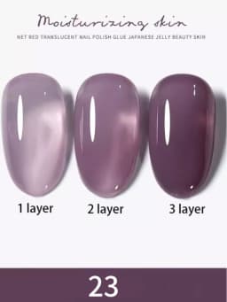 1-30pcs PSK Nude Pink Color Nail Art Ice Transparent Bare Color Nail Enamel 2026 New Net Red Popular White Gel Nail Polish