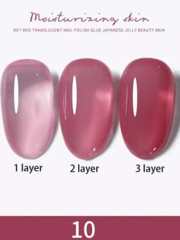 1-30pcs PSK Nude Pink Color Nail Art Ice Transparent Bare Color Nail Enamel 2026 New Net Red Popular White Gel Nail Polish