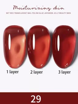 1-30pcs PSK Nude Pink Color Nail Art Ice Transparent Bare Color Nail Enamel 2026 New Net Red Popular White Gel Nail Polish