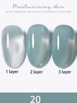 1-30pcs PSK Nude Pink Color Nail Art Ice Transparent Bare Color Nail Enamel 2026 New Net Red Popular White Gel Nail Polish