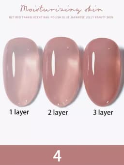 1-30pcs PSK Nude Pink Color Nail Art Ice Transparent Bare Color Nail Enamel 2026 New Net Red Popular White Gel Nail Polish