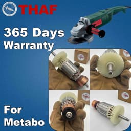 AC220V-240V W21-180 W20-180 W21-230 W20-230 Armature Rotor Anchor Motor Replacement Spare Parts For METABO Angle Grinder