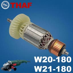 AC220V-240V W21-180 W20-180 W21-230 W20-230 Armature Rotor Anchor Motor Replacement Spare Parts For METABO Angle Grinder