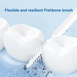 Super Dee 300 Pcs/Set Double-Headed Flosser Toothpicks Interdental Brush Oral Cleaning Gum Hygiene Teeth Care Sticks Disposable