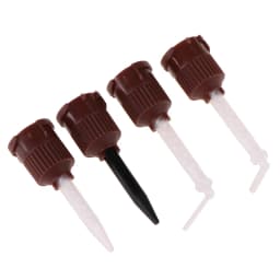 Wholesale 50Pcs/Pack Dental Materials Impression Mixing Tips Temporary Silicon Rubber Dispenser Gun Mix Head Dentist Tools 3.5mm