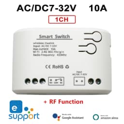 Ewelink WIFI Garage Door Opener Controller Smart Switch On Off Relay Module Gate Open Voice Control Alexa Google Home