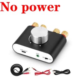 Woopker Digital Audio Amplifier HiFi Sound Amplifier TPA3116 Receiver Bluetooth 5.0 Car Mini Home Theater Sound System 50W*2