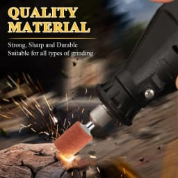 Sanding Bits for Dremel Rotary Tool, Grinding Stone Sanding Drill Bits with 1/8" Shank, Aluminium Oxide Tough Enough to Metal