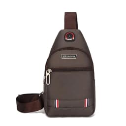 OutDoor Travel Fashion Mens CrossBorder Small Chest Polyester Shoulder Bag Trend Leisure.