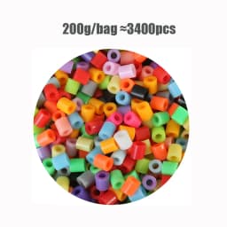 5MM 200G/Bag 3400PCs Pixel Puzzle Iron Beads for Kids Hama Beads DIY High Quality Handmade Gift Toy Fuse Beads