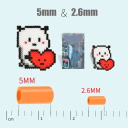 5MM 200G/Bag 3400PCs Pixel Puzzle Iron Beads for Kids Hama Beads DIY High Quality Handmade Gift Toy Fuse Beads