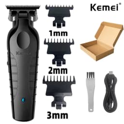 Kemei KM-2299 Professional Hair Clipper 1200mAh Electric Hair Clippers USB Rechargeable Hair Trimmers Hair Cutting Machine