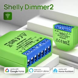 Shelly Dimmer 2 Smart Switch Mini WiFi Switch Mini Relay For Lights Wireless Compatible With Alexa Google Assistant No Neutral