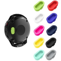 Silicone Dustproof Plug Cover For Garmin Fenix 6 6S 6X 5 5X 5S Charger Case For Forerunner 945 935 245 245M 45 45S Instinct Venu