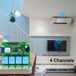 Zigbee Smart Relay Module Home Automation 1/2/4CH 12V 7-32V AC 220V RF433Mhz Remote Control Light Switch Works With Tuya Alexa