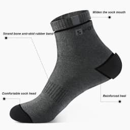 5 Pairs Cotton Sock for Men Sport Breathable Soft Letter Fashion Sneakers High Elastic Middle Tube Stocking Towel Sox Summer