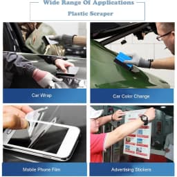 Felt Edge Squeegee Window Tinting Tool Car Vinyl Wrap Scraper Plastic Spatula Scratch Free Film DIY Squeegee Wallpaper Smoothing