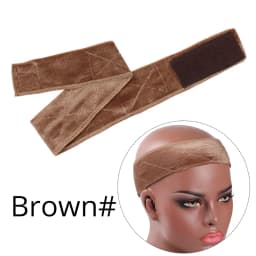 Nunify Non-slip Soft Velvet Women Wig Grips Headband Women Velvet Wig Accessories Grip Scarf Headband Adjustable